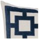 Novel Estate Corbin Navy Blue Square Accent Pillow