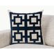 Novel Estate Corbin Navy Blue Square Accent Pillow