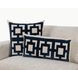 Novel Estate Corbin Navy Blue Square Accent Pillow
