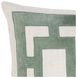 Novel Estate Corbin Jade Green Rectangular Accent Pillow