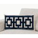 Novel Estate Corbin Navy Blue Rectangular Accent Pillow