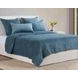 Bari Stone Blue King Sham