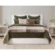 Elms Velvet Loden Green King Quilt
