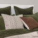 Elms Velvet Loden Green Queen Quilt