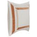 Novel Estate Maybrook Ivory and Natural Square Accent Pillow