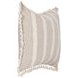 Tranquil Coasts Edisto Natural and Ivory Square Accent Pillow