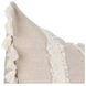 Tranquil Coasts Edisto Natural and Ivory Square Accent Pillow