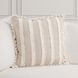 Tranquil Coasts Edisto Natural and Ivory Square Accent Pillow