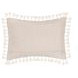 Tranquil Coasts Edisto Natural and Ivory Rectangular Accent Pillow