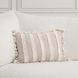 Tranquil Coasts Edisto Natural and Ivory Rectangular Accent Pillow