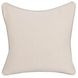 Tranquil Coasts Rockport Ivory and Brown Square Accent Pillow