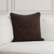 Bedford Linen Ganache Square Accent Pillow