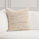 Tranquil Coasts Wharf Natural Square Accent Pillow