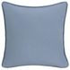 Tranquil Coasts Harbor Stripe Ivory and Blue Square Accent Pillow