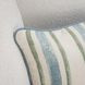 Tranquil Coasts Harbor Stripe Ivory Rectangular Accent Pillow