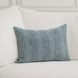 Gratitude Sea Fog Blue Rectangular Accent Pillow