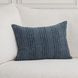 Gratitude Navy Blue Rectangular Accent Pillow