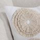 Tranquil Coasts Halston Ivory Square Accent Pillow