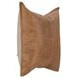 Soco Leather Dumont Chestnut 18 x 18" Accent Pillow
