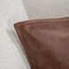 Soco Leather Kona Brown 18 x 18" Accent Pillow