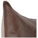 Soco Leather Parsons Cocoa 18 x 18" Accent Pillow