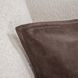 Soco Leather Parsons Cocoa 18 x 18" Accent Pillow
