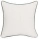 Tranquil Coasts Lessonia Green and Cream Square Accent Pillow