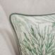 Tranquil Coasts Lessonia Green and Cream Square Accent Pillow
