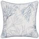 Tranquil Coasts Lessonia Blue and Cream Square Accent Pillow