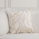 Tranquil Coasts Drift Ivory and Natural Square Accent Pillow