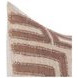 Villa Classics Mateo Sepia Brown and Natural Square Accent Pillow