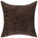 Lineage Abbey Sierra Brown Square Accent Pillow