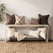 Lineage Abbey Sierra Brown Square Accent Pillow