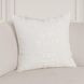 Lineage Abbey Ivory Square Accent Pillow