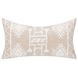 Lineage Abbey Mocha Cream and Ivory Rectangular Accent Pillow