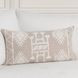 Lineage Abbey Mocha Cream and Ivory Rectangular Accent Pillow