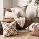 Lineage Abbey Mocha Cream and Ivory Rectangular Accent Pillow