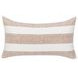 Lineage Eleanor Natural and Ivory Rectangular Accent Pillow