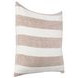 Lineage Eleanor Natural and Ivory Square Accent Pillow