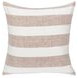 Lineage Eleanor Natural and Ivory Square Accent Pillow