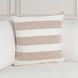 Lineage Eleanor Natural and Ivory Square Accent Pillow