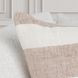 Lineage Eleanor Natural and Ivory Square Accent Pillow