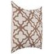Lineage Mullan Frothed Brown Square Accent Pillow