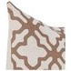 Lineage Mullan Frothed Brown Square Accent Pillow