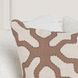 Lineage Mullan Frothed Brown Square Accent Pillow