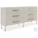 Love It Matte Pearl 6 Drawer Dresser