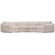 Soleil Beige 2 Piece Sectional with Pillows