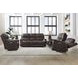 Easton Steamboat Brown Leather 76" Zero Gravity Power Reclining Loveseat with Console and USB Charging
