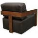 Harlow Charme Black Leather Chair