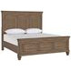 Mariana Mocha and Beige Queen Panel Bed